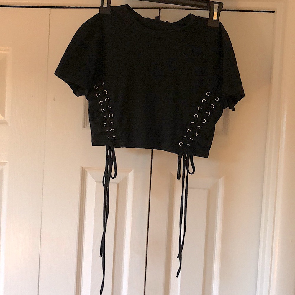 Ribbon crop top